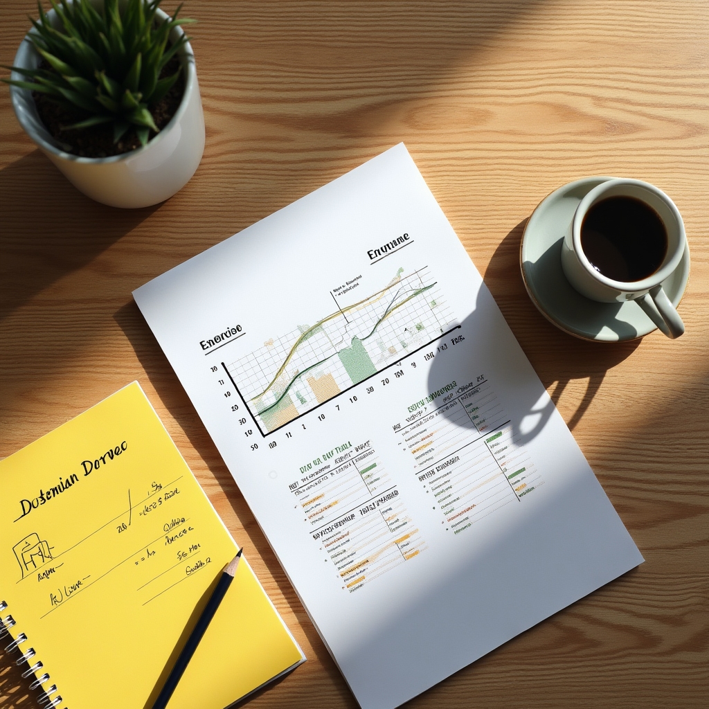 Overhead view of sports nutrition notes and carbohydrate threshold data
